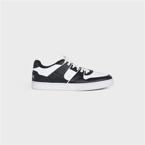 celine trainer low lace-up sneaker in calfskin|Celine trainers low lace up.